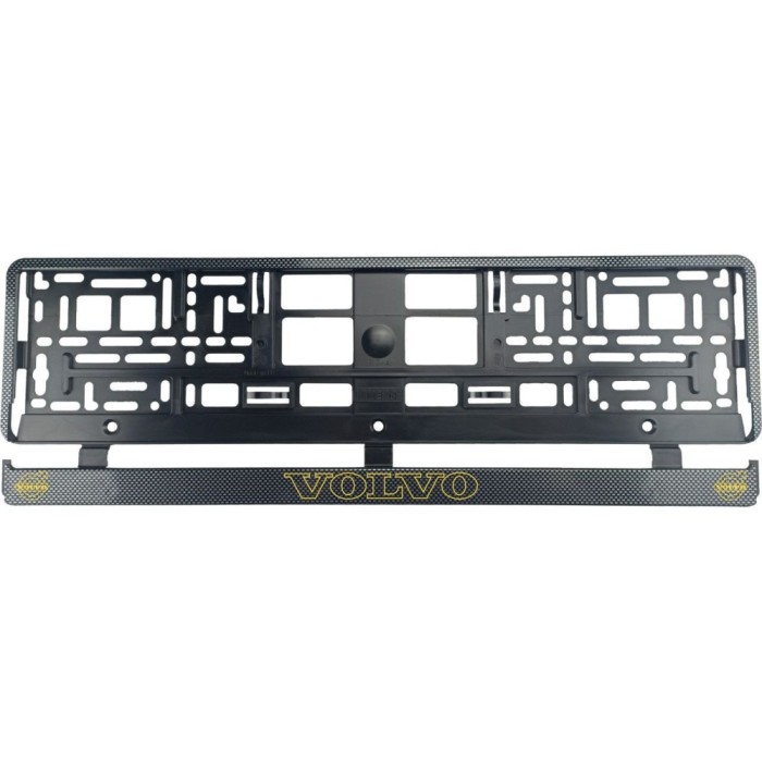 Set 2 bucati, suport numar inmatriculare carbon VOLVO V