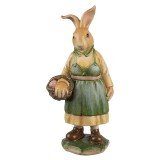 Cumpara ieftin Figurina Iepuras Paste polirasina multicolora 9x7x20 cm