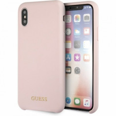 Husa de protectie, Guess Soft, iPhone XS, Roz foto