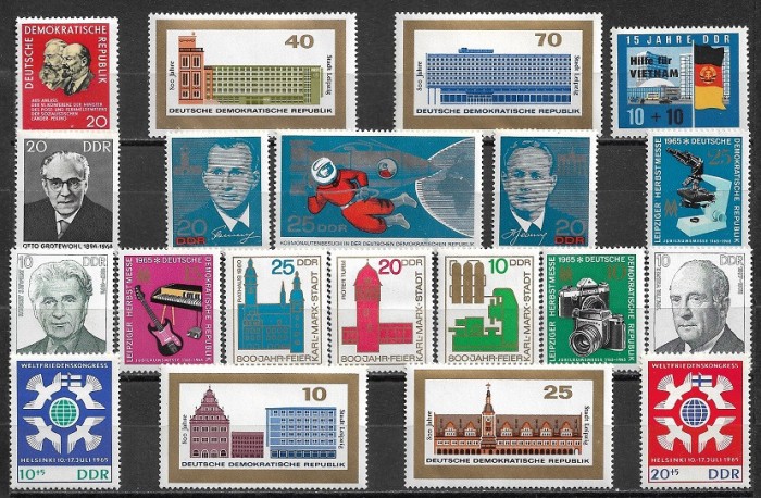 C3162 - lot timbre ndestampilate MNH Germania DDR