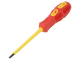Șurubelniță izolată BM GROUP plată 4mm, lamă 100mm, VDE EN 60900