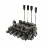 Distribuitor hidraulic cu 4 cai cu manete si accesorii