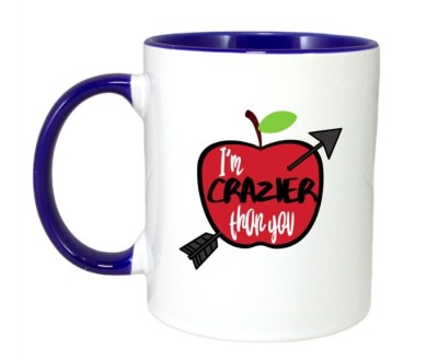 Cana maner albastru personalizata Wednesday, INOVATIX&amp;reg;. 330ml foto
