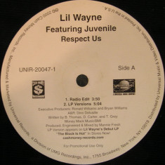 Vinil Lil Wayne – Respect Us / Drop It Like It's Hot / Young Playa 12" (VG+)