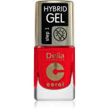 Cumpara ieftin Delia Cosmetics Coral Hybrid Gel gel de unghii fara utilizarea UV sau lampa LED culoare 125 11 ml