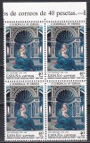 Spania 1985 - Festivalul Cultural European Europalia `85 Espana, Bloc de 4, MNH, Nestampilat