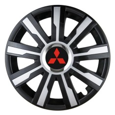 Set 4 Capace Roti Autohelix MSA&reg;, potrivite jantelor de R15, pentru Mitsubishi, model mirage