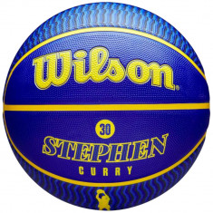 Mingi de baschet Wilson NBA Player Icon Stephen Curry Outdoor Ball WZ4006101XB7 albastru foto