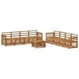 vidaXL Seturi de canapele 9 pcs Lemn Solid de Acacia 3384175