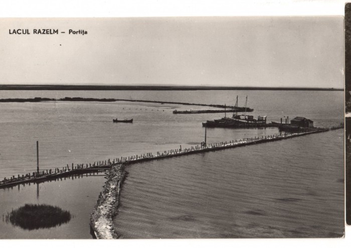 CPIB 16802 CARTE POSTALA - LACUL RAZELM. PORTITA