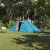 Cort cu acoperiș Altele Albastru și Negru 510 x 240 x 156 cm Poliester