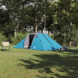 VidaXL Cort cu acoperiș Altele Albastru și Negru 510 x 240 x 156 cm Poliester