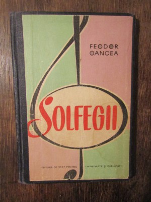 Solfegii - Feodor Oancea foto