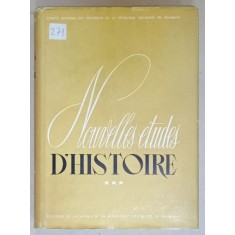 NOUVELLES ETUDES D &#039;HISTOIRE , TOME III , 1965