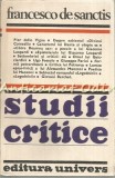 Studii Critice Francesco De Sanctis, Editura Univers, Bucuresti 1982, 445 pagini