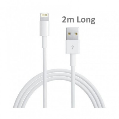 Cablu de date si Incarcare USB la Lighting 8-pin, Apple iPhone 2m, MD819ZM/A Original bulk foto