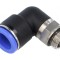 Racord push-in unghi 90&deg; rotativ 0,95-15bar 0-60&deg;C