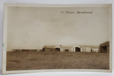 TECUCI , AERODROMUL , CARTE POSTALA , 1931 foto