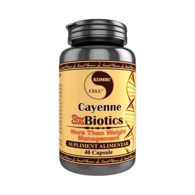 Cayenne 3xBiotics 40 capsule Pro Natura foto