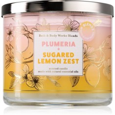 Bath &amp; Body Works Plumeria &amp; Sugared Lemon Zest lum&acirc;nare parfumată 411 g