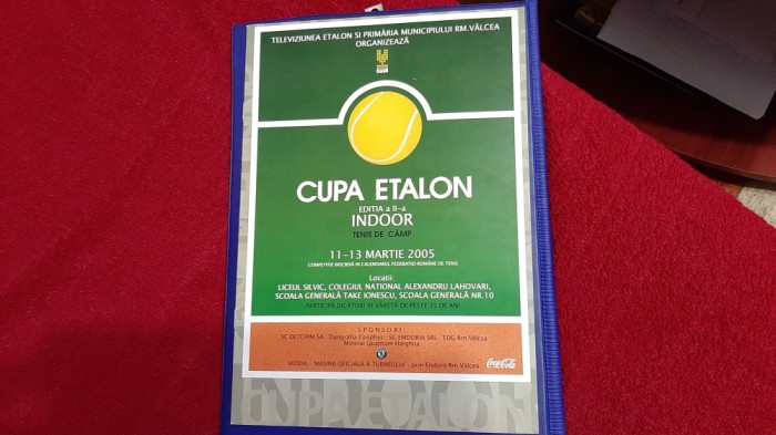 program Cupa Etalon la tenis