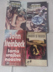 JOHN STEINBECK - LA RASARIT DE EDEN + IARNA VRAJBEI NOASTRE + SOARECI SI OAMENI foto