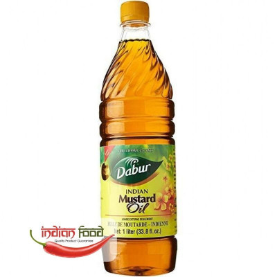 DABUR Mustard Oil (Ulei de Mustar) 1 Ltr foto