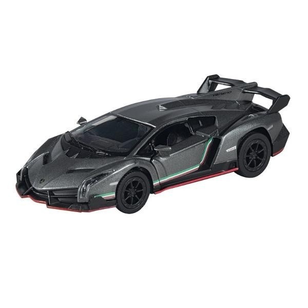 Masinuta Lamborghini Veneno, die-cast, scara 1 la 36, lungime 13 cm
