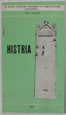 HISTRIA par MIHAI BUCOVALA , PLIANT DE PREZENTARE IN LIMBA FRANCEZA , 1977 foto