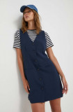 Abercrombie &amp; Fitch rochie culoarea albastru marin, mini, drept