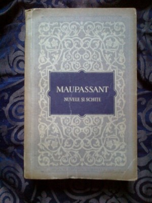 w4 MAUPASSANT - NUVELE SI SCHITE foto