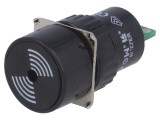 Semnalizator Acustic 75dB 12VDC IP40 &Oslash;16mm