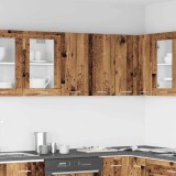 vidaXL Dulap Bucătărie Lyon Lemn Vechi 60x31x60cm Maro Mobila Bucatarie Modulara Perete Suspendat