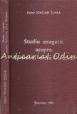 Cumpara ieftin Studiu Exegetic Asupra Epistoliei Catre Galateni - Pastor Ioachim Tunea