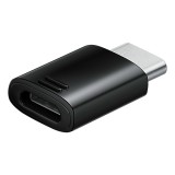 Adaptor Date si Incarcare microUSB - USB-C Samsung EE-GN930BB, Negru, Swap