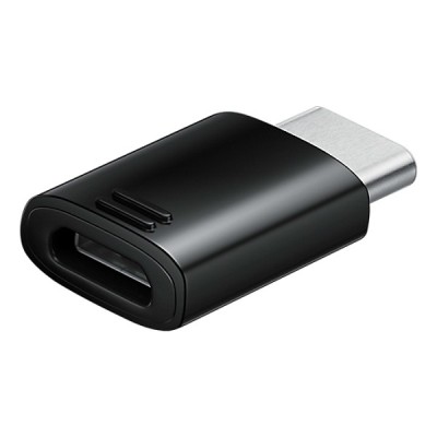 Adaptor Date si Incarcare microUSB - USB-C Samsung EE-GN930BB, Negru, Swap foto