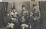 Fotografie, grup de militari din primul razboi mondial