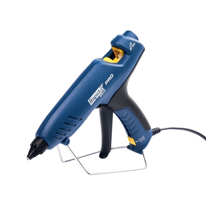 Rapid 5001490, Pistol profesional GlueGun PRO EG313, albastru, max 100W, debit 900g/h, 195&Acirc;&deg;C, functional cu batoane de 12 mm