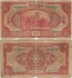 1927 ( 1 XI ) , 10 yuan ( P-147 A ) - China