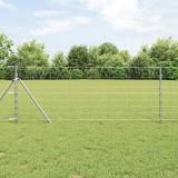&Icirc;mprejmuire de c&acirc;mp 0.8x25 m Oțel galvanizat