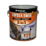 Vopsea email anticoroziva 3 in 1 gri 7001 pe baza de solvent 3.5L, direct pe rugina, interior si exterior Breckner Germany