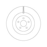 Set disc frana Ford Focus 3 07.10-02.20, Fata, 350X25mm, ventilat, TRW