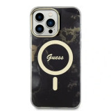 Cumpara ieftin Husa Guess Marble IML MagSafe pentru iPhone 13 Pro Max Black