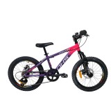 Bicicleta Copii Dhs Terrana 2023, model 2026 - 20 Inch, Violet-Roz Ultimate FactoryBikes