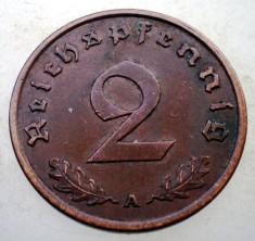 2.934 GERMANIA 2 REICHSPFENNIG 1940 A foto