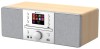 Internet radio GoGEN IR 267 BTDAB, 2x10W, DAB+/FM, CD, LCD, Bluetooth, Spotify Connect, argintiu/maro