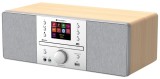 Cumpara ieftin Internet radio GoGEN IR 267 BTDAB, 2x10W, DAB+/FM, CD, LCD, Bluetooth, Spotify Connect, argintiu/maro