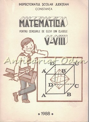 Matematica Pentru Cercurile De Elevi Din Clasele V-VIII - Ion Tiotioi foto