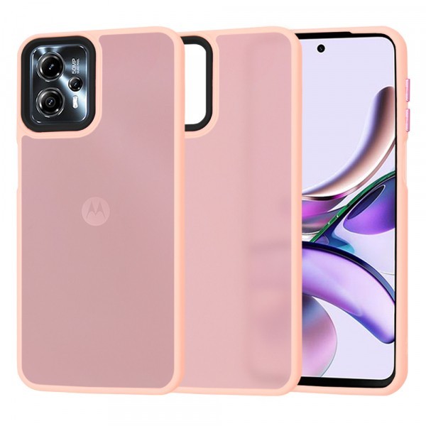 Husa pentru Motorola Moto G13 / G23, Techsuit, HaloFrost, Roz