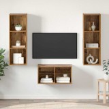 Cumpara ieftin Set comoda TV 37 x 37 x 107 cm Lemn Vechi